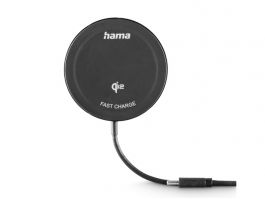 Hama vezeték nélküli töltő QI2-Magnet, 15W, fekete (201725)